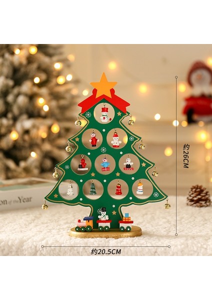 Masaüstü Küçük Noel Ağacı Yeni Noel Süsleri Oturma Odası Atmosfer Dekorasyonu Masaüstü Süsleri (Yurt Dışından)