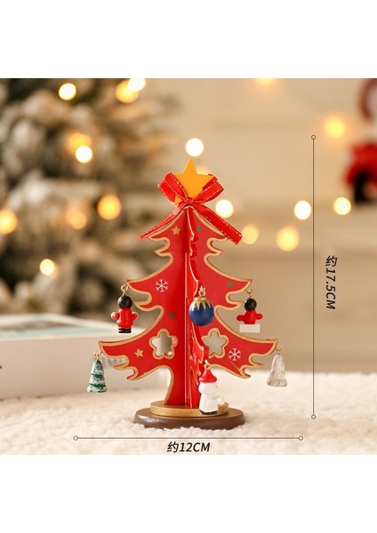 Masaüstü Küçük Noel Ağacı Yeni Noel Süsleri Oturma Odası Atmosfer Dekorasyonu Masaüstü Süsleri (Yurt Dışından)