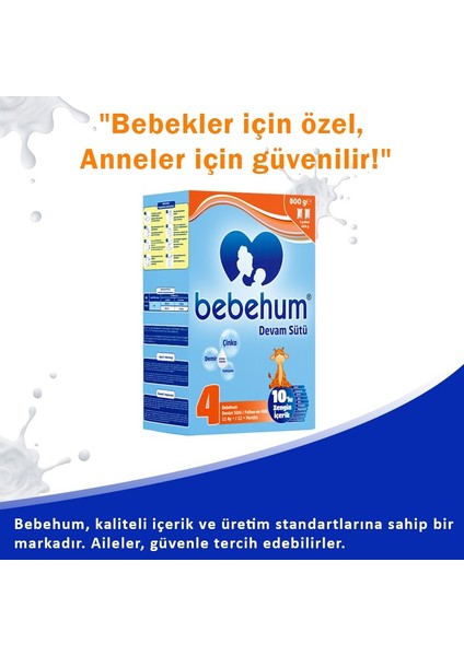 4 Devam Sütü 800 gr 12+ Ay modelleri