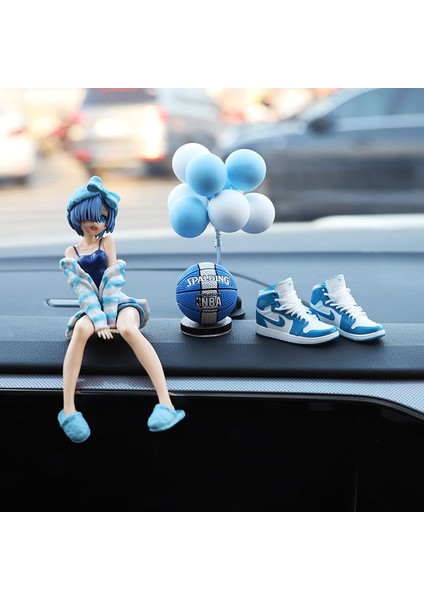 Araba Rem Figürü, Araba Iç Dekorasyonu, Orta Konsol, Yaratıcı Çift Araba Aksesuarları, Yeni Spor Ayakkabılar ve Basketbol Topları (Yurt Dışından)