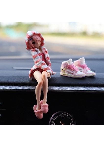 Araba Rem Figürü, Araba Iç Dekorasyonu, Orta Konsol, Yaratıcı Çift Araba Aksesuarları, Yeni Spor Ayakkabılar ve Basketbol Topları (Yurt Dışından)