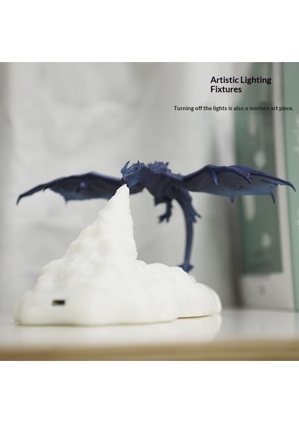3D Baskı LED Ejderha Lambası (Yurt Dışından) modelleri