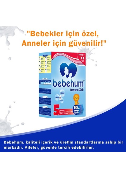 5 Devam Sütü 800 gr 2 Yaş+ modelleri
