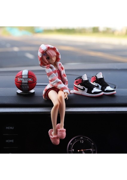 Araba Rem Figürü, Araba Iç Dekorasyonu, Orta Konsol, Yaratıcı Çift Araba Aksesuarları, Yeni Spor Ayakkabılar ve Basketbol Topları (Yurt Dışından)