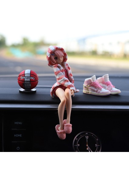 Araba Rem Figürü, Araba Iç Dekorasyonu, Orta Konsol, Yaratıcı Çift Araba Aksesuarları, Yeni Spor Ayakkabılar ve Basketbol Topları (Yurt Dışından)