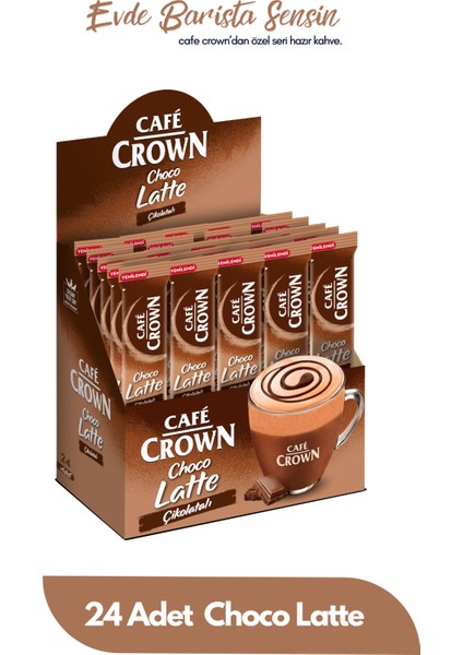 24 Adet Choco Latte Sütlü Çikolatalı
