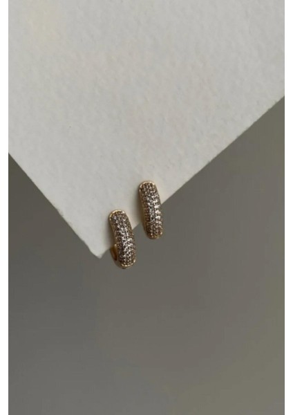 Çelik Rose Gold Sıra Taşlı Halka Sensina Küpe 15-Xpng-Kp fiyatları