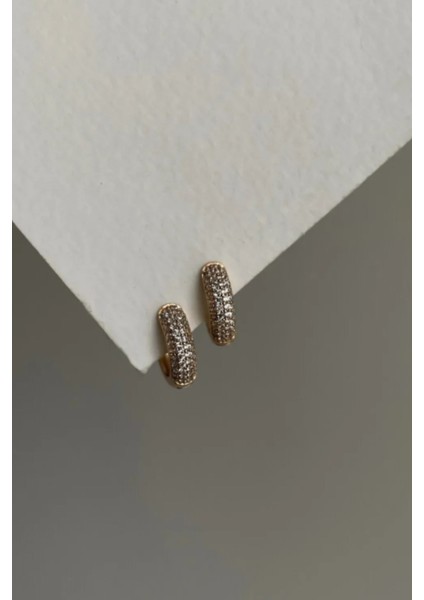 Çelik Rose Gold Sıra Taşlı Halka Sensina Küpe 15-Xpng-Kp indirimleri