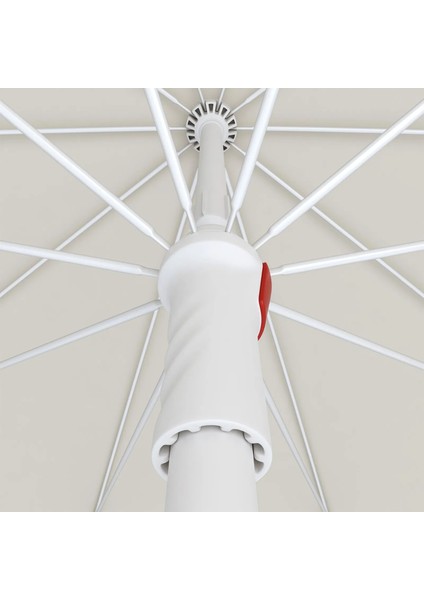 Mekanizmalı Balkon ve Plaj Şemsiyesi 200 cm | 10 Telli | Bidonlu indirimleri