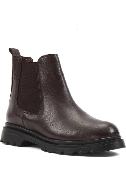 Kadın Kahverengi Deri Chelsea Bot fiyatları