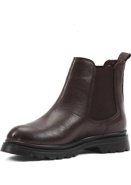 Kadın Kahverengi Deri Chelsea Bot modelleri