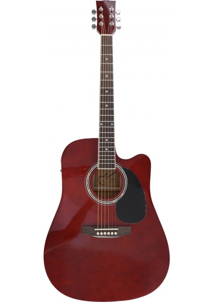 F650N-WRC Wine Red Elektro Akustik Gitar fırsatları
