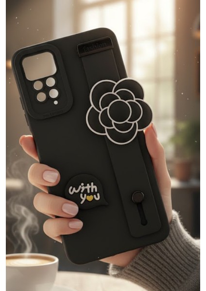 Redmi Note 12 Pro 4g Uyumlu Kılıf Siyah Renk 3D Figürlü Darbe Emici Yumuşak Silikon Kapak modelleri