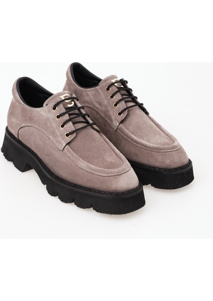 Beyoğlu Serisi Kadın Vizon Hakiki Deri Loafer Ayakkabı modelleri