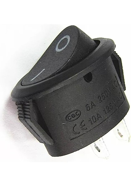 MR-134C Oval Işıksız Anahtar On-Off 2 Bacaklı Siyah fiyatları