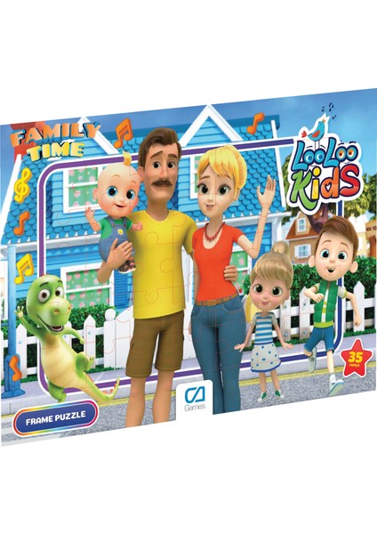 Loolookids Frame Puzzle - 35 Parça - Karışık Desen Gönderilecektir. fiyatları