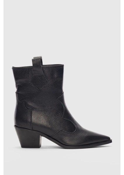 Shaxır Sivri Burun Deri Kovboy Bot