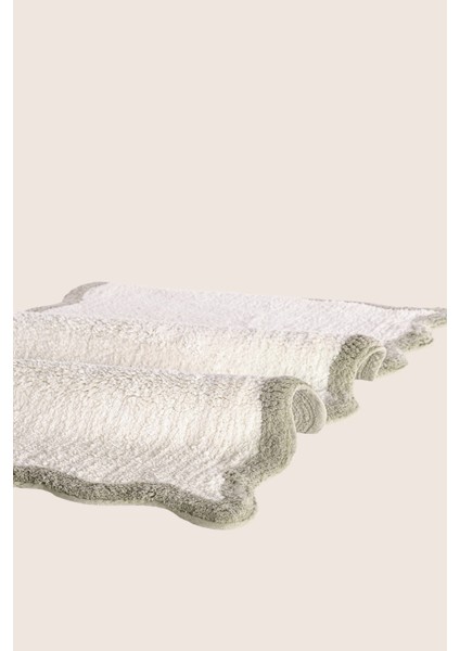 Scallop Tekli Banyo Paspası Bambu 60X100 Yeşil indirimleri