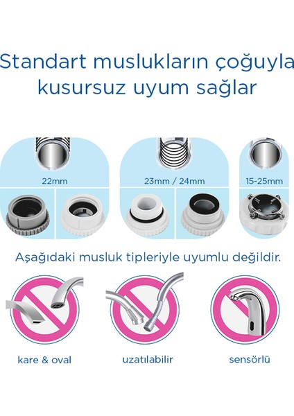 Brıta On Tap Pro V-MF Musluk Üstü Filtreleme Sistemi