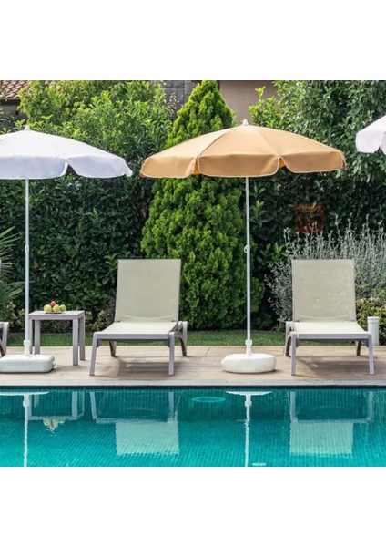 Balkon ve Plaj Şemsiyesi 200 cm | 10 Telli | 360 Derece Dönebilen fırsatları