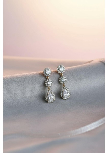 Çelik Kristal Taşlı Sallantılı Violet Küpe 13-Xpng-Kp indirimleri