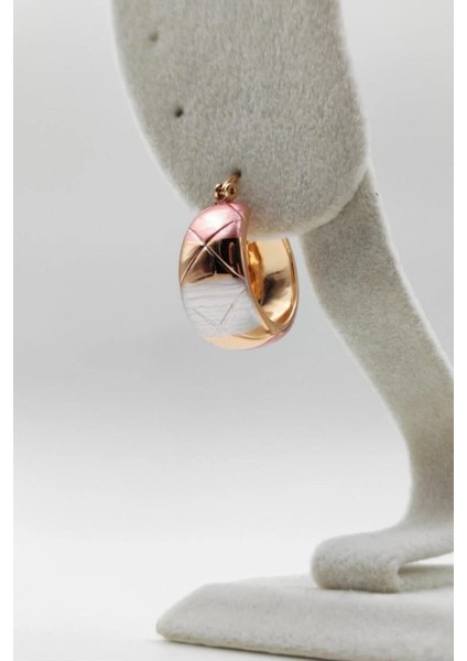 3 Renk Geniş Halka Küpe 11-Xpng-Kp