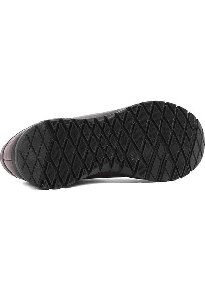 Kadın Kahverengi Lastikli Dikiş Detaylı Deri Ayakkabı indirimleri