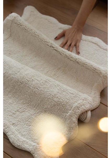 Scallop Tekli Banyo Paspası Bambu 60X100 Ekru modelleri