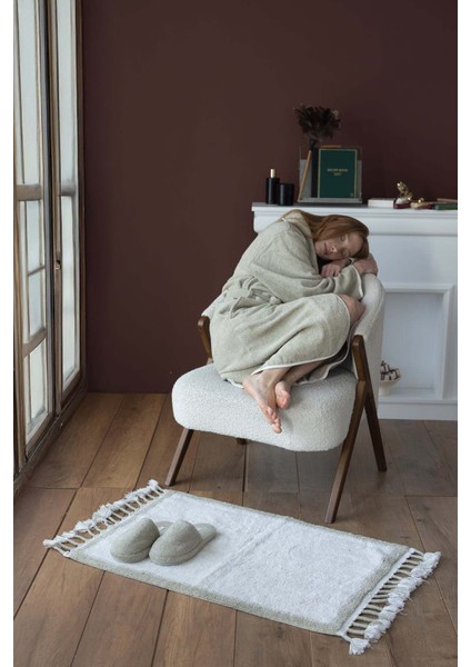 Root Tekli Banyo Paspası Bambu 60X100 cm Mint