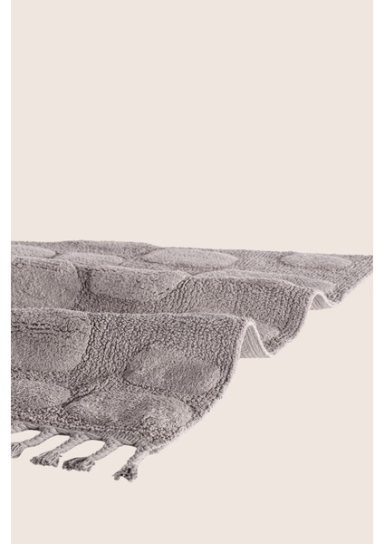 Wall Tekli Banyo Paspası %100 Pamuk 70X150 cm Gri indirimleri