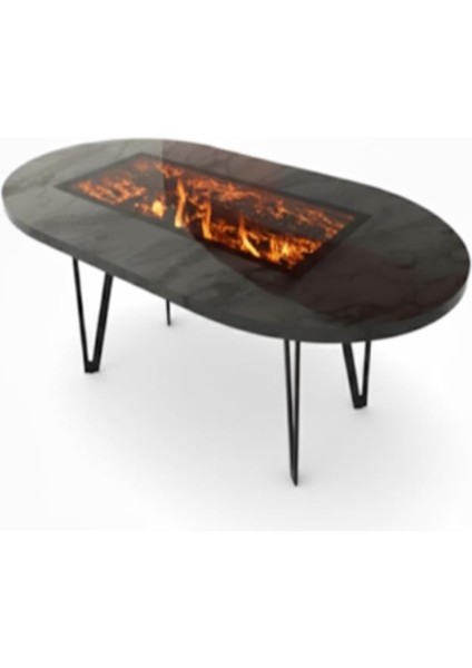 Moon Table S Elektrikli Şömine