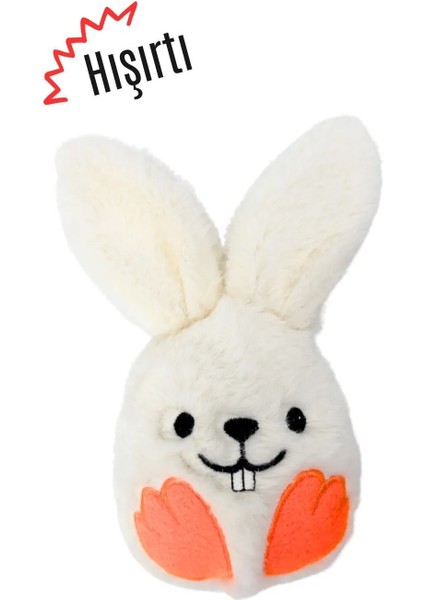 Köpek Oyuncağı Beyaz Tavşan & Ince Havuç Peluş Köpek Oyuncak Seti 2’li fırsatları