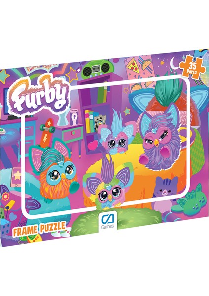 Furby Frame Puzzle - 35 Parça - Karışık Desen Gönderilecektir. fiyatları