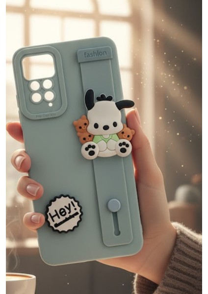 Redmi Note 12 Pro 4g Uyumlu Kılıf Mavi Renk 3D Figürlü Darbe Emici Yumuşak Silikon Kapak modelleri