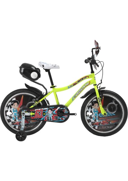 Niko 20 Jant Açık Sarı / Mavi 30CM Kadro Çocuk Bisikleti