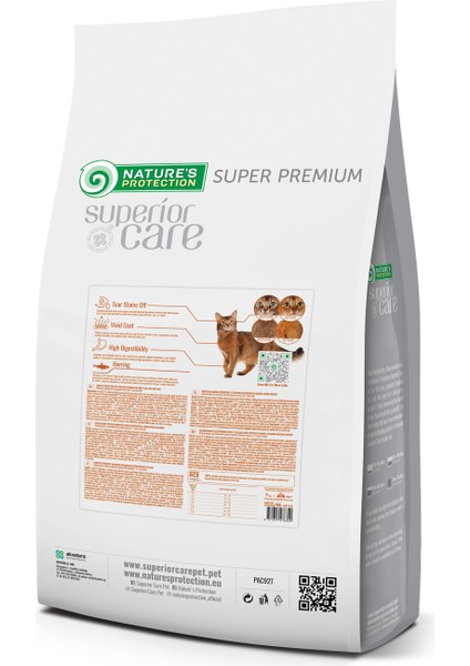 Nature's Protection Superior Care Kızıl/kahverengi Tüylü Kediler Için Tahılsız Ringa Balıklı Kedi Maması 7kg fiyatları