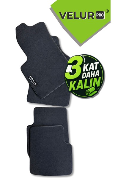 Fiat 500L 2016 Araca Özel Halı Paspas Araba Halısı Oto Paspas