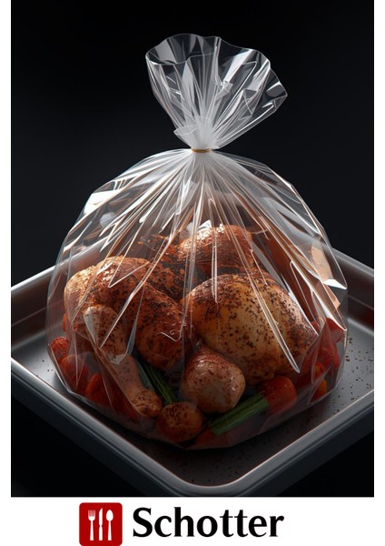 Fırın Torbası 25 cm x 38 cm Yanmaz Yapışmaz Yağ Gerektirmez Buharla Pişirme Torbası "7 Paket x 8 adet = 56 Adet" fiyatları