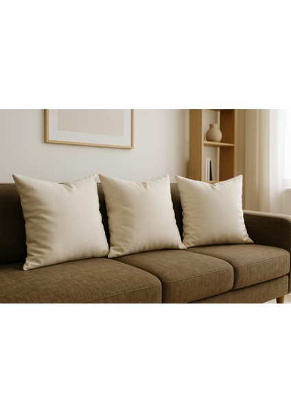 Dekoratif Duck Keten Kırlent Kılıfı 43X43 cm – Şık ve Dayanıklı Yastık Kılıfı