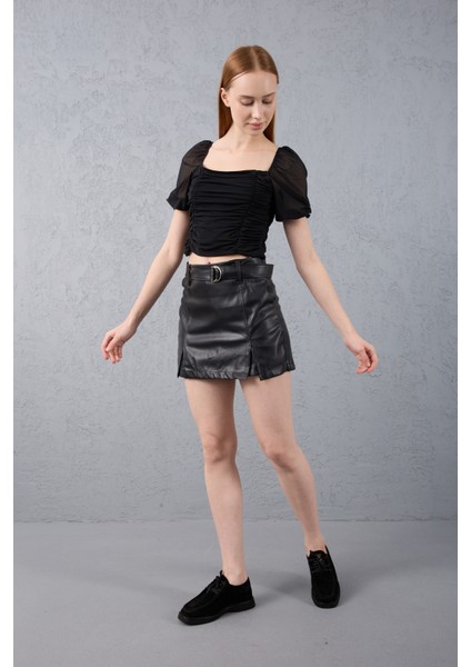 Kadıköy Serisi Kadın Siyah Hakiki Deri Loafer Ayakkabı