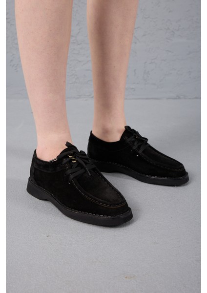 Kadıköy Serisi Kadın Siyah Hakiki Deri Loafer Ayakkabı fırsatları