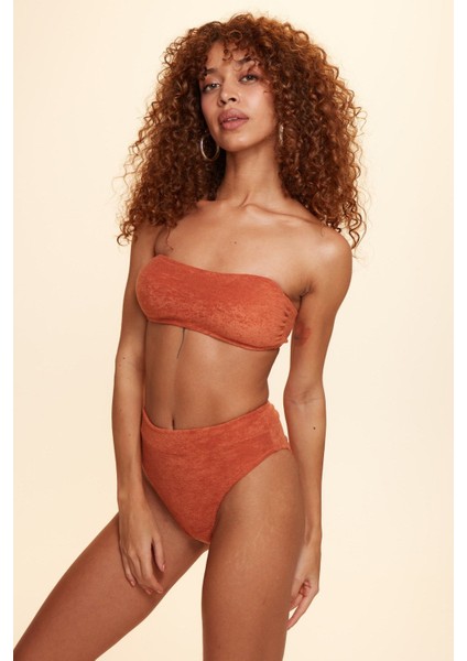 Simone Straplez Bandaj Havlu Bikini Tek Üst Tarçın 229116