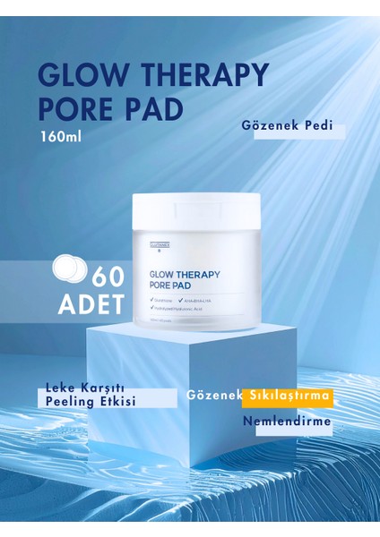 Glow Therapy Pore Pad 60 Adet – Gözenek Sıkılaştırıcı Peeling Ped fiyatları