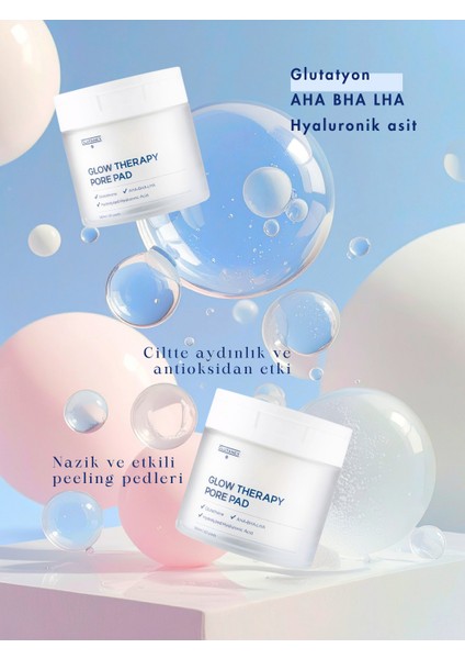 Glow Therapy Pore Pad 60 Adet – Gözenek Sıkılaştırıcı Peeling Ped modelleri