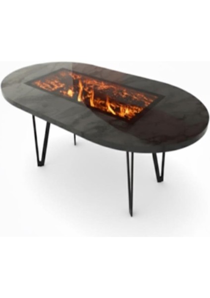 Moon Table M Elektrikli Şömine