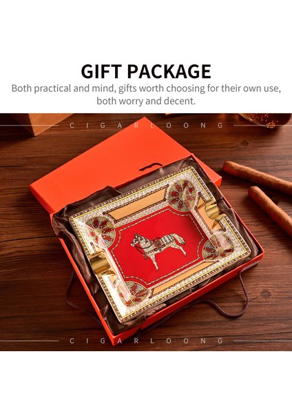 Cigarloong Horse Seramik Puro Küllüğü Kırmızı 2li modelleri