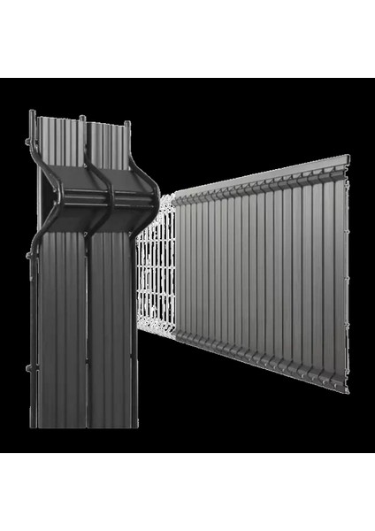 Bahçe Çiti Için Özel Koruma Kapatma Pvc Çit Kaplama 0.63X250 cm