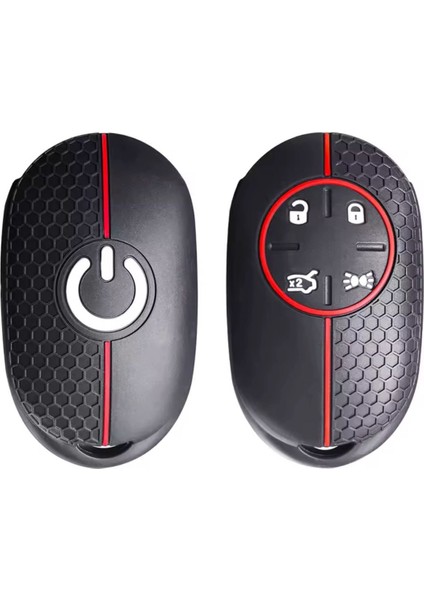 Fiat 500E 500 Uyumlu Silikon Anahtar Koruma Kılıfı 2.resime Bakınız