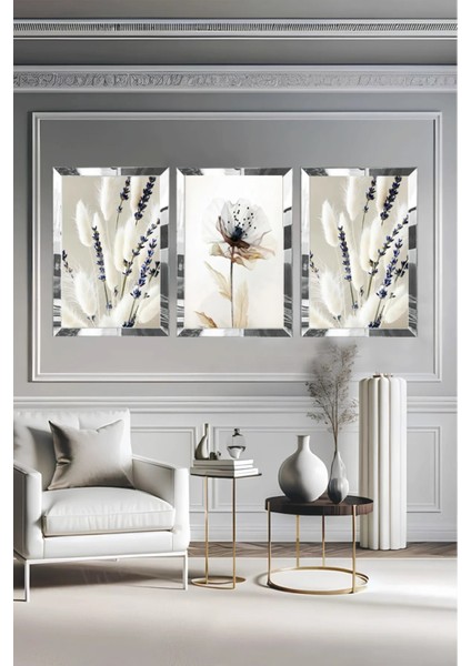 Pleksi Çerçeveli Pamuk Tablo 3lü