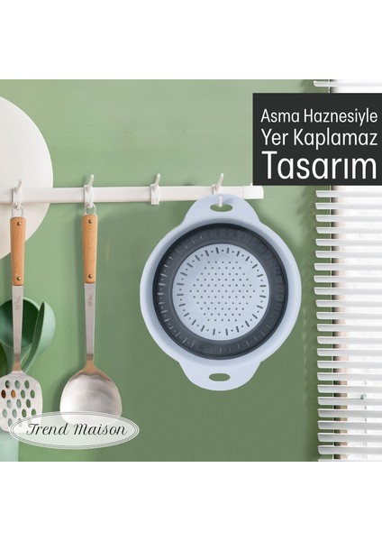 Silikon Katlanır Süzgeç 6’lı Set Mutfak Süzgeci – Meyve Sebze Yıkama, Makarnalık, Huni fırsatları